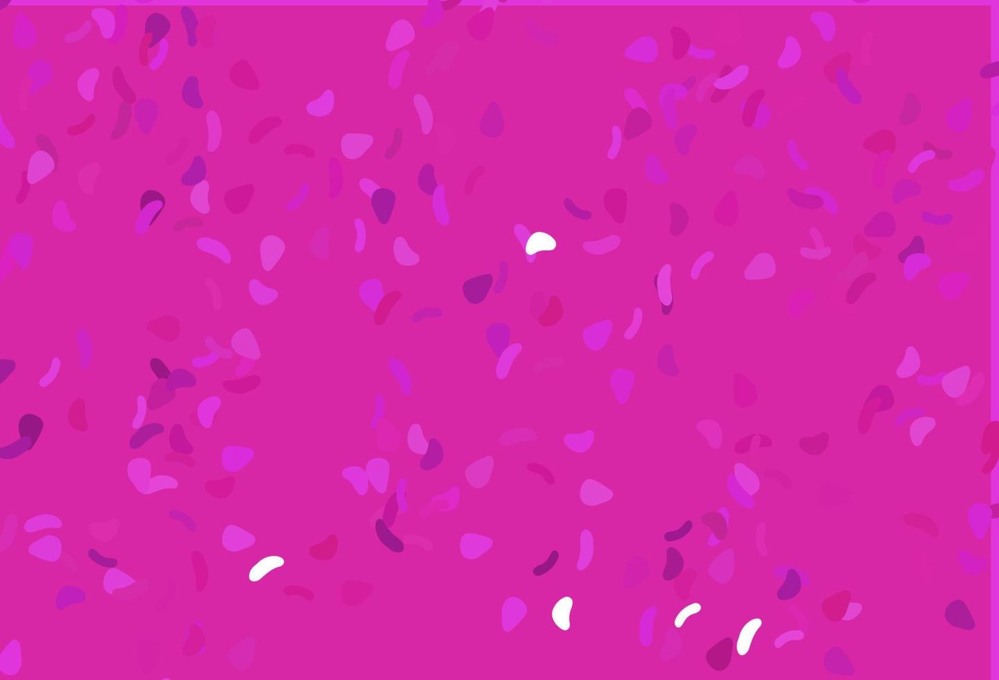 Light Pink vector texture with random forms.