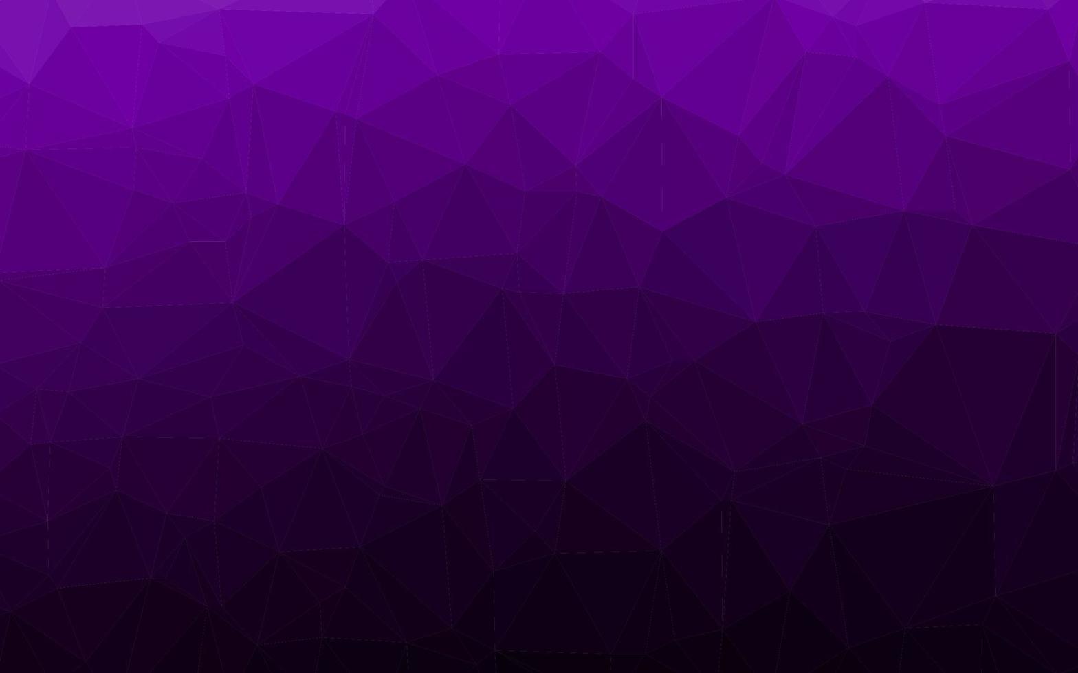 Dark Purple vector abstract polygonal layout.