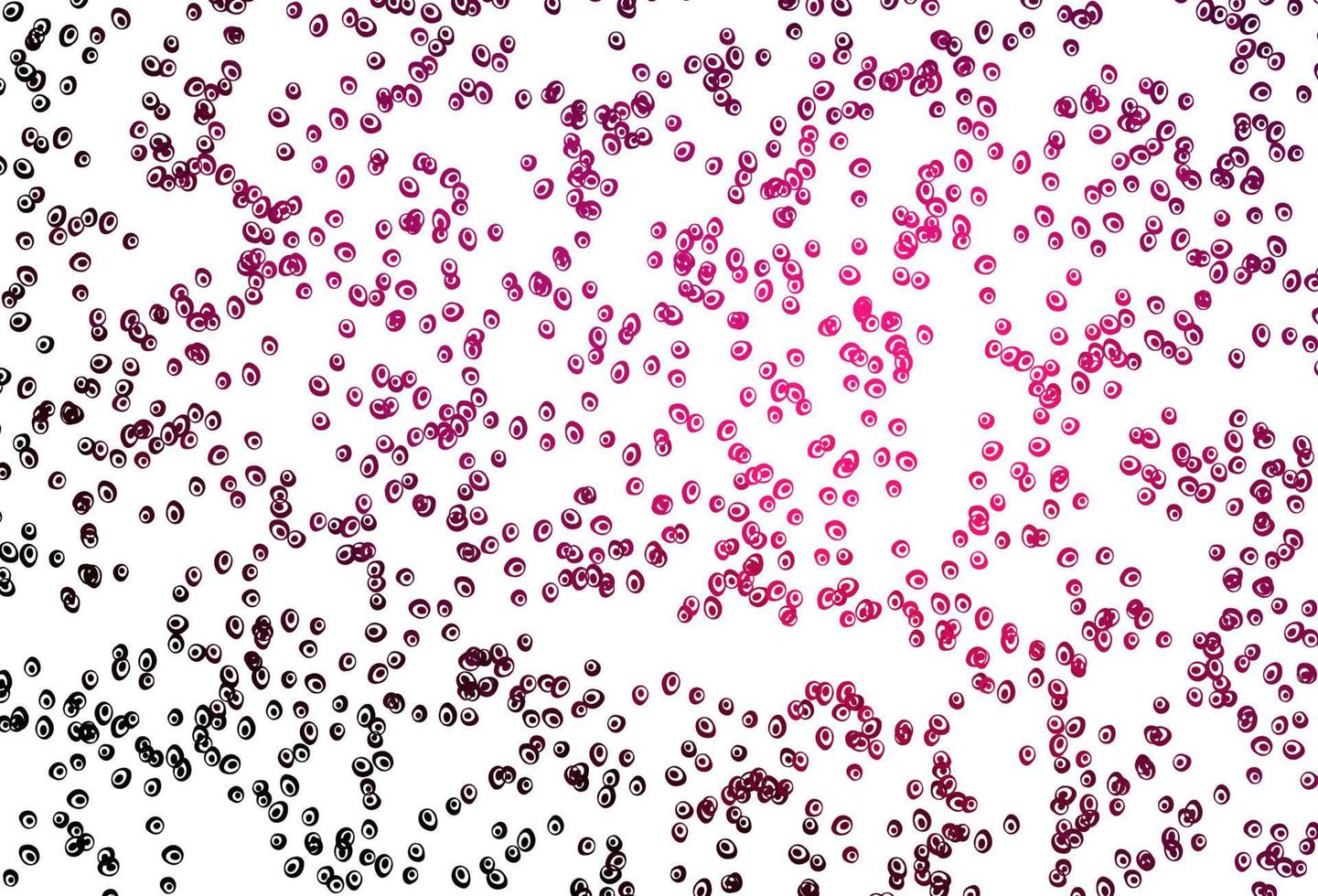 Light Pink vector pattern with spheres.