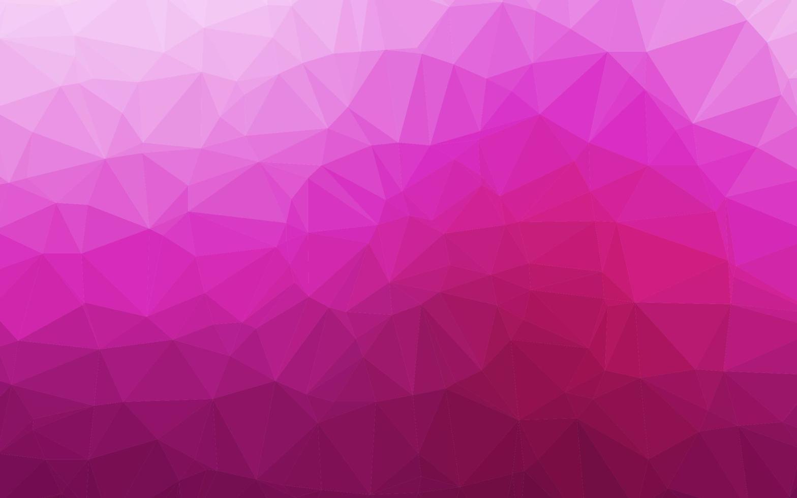 cubierta de mosaico de triángulo vector rosa claro.