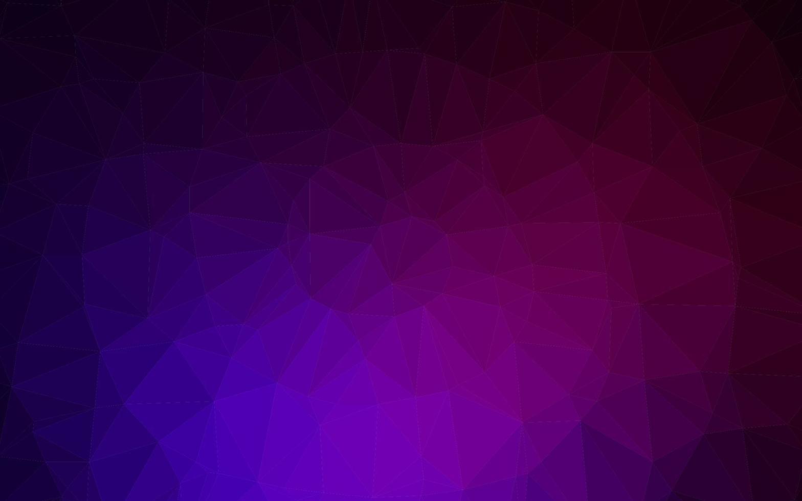 Dark Purple vector blurry triangle texture.