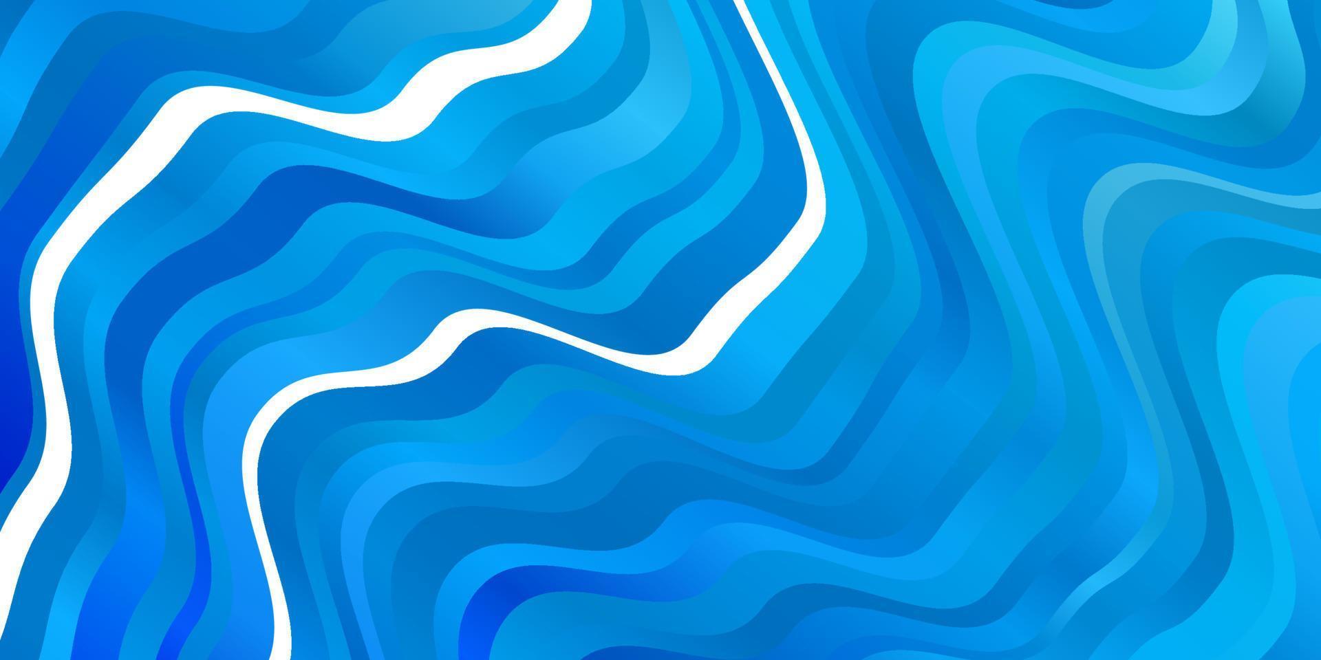 Light BLUE vector template with curved lines.