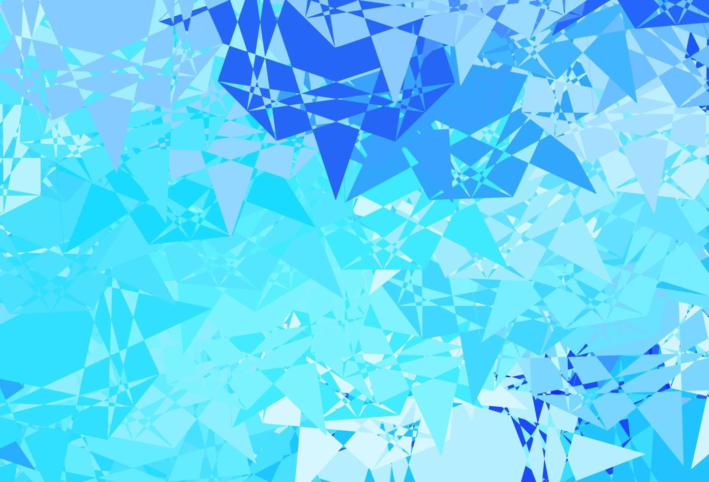 Light BLUE vector background with triangles.