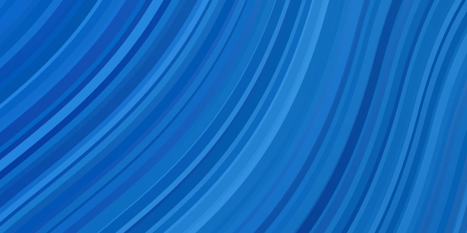 textura de vector azul claro con líneas torcidas.