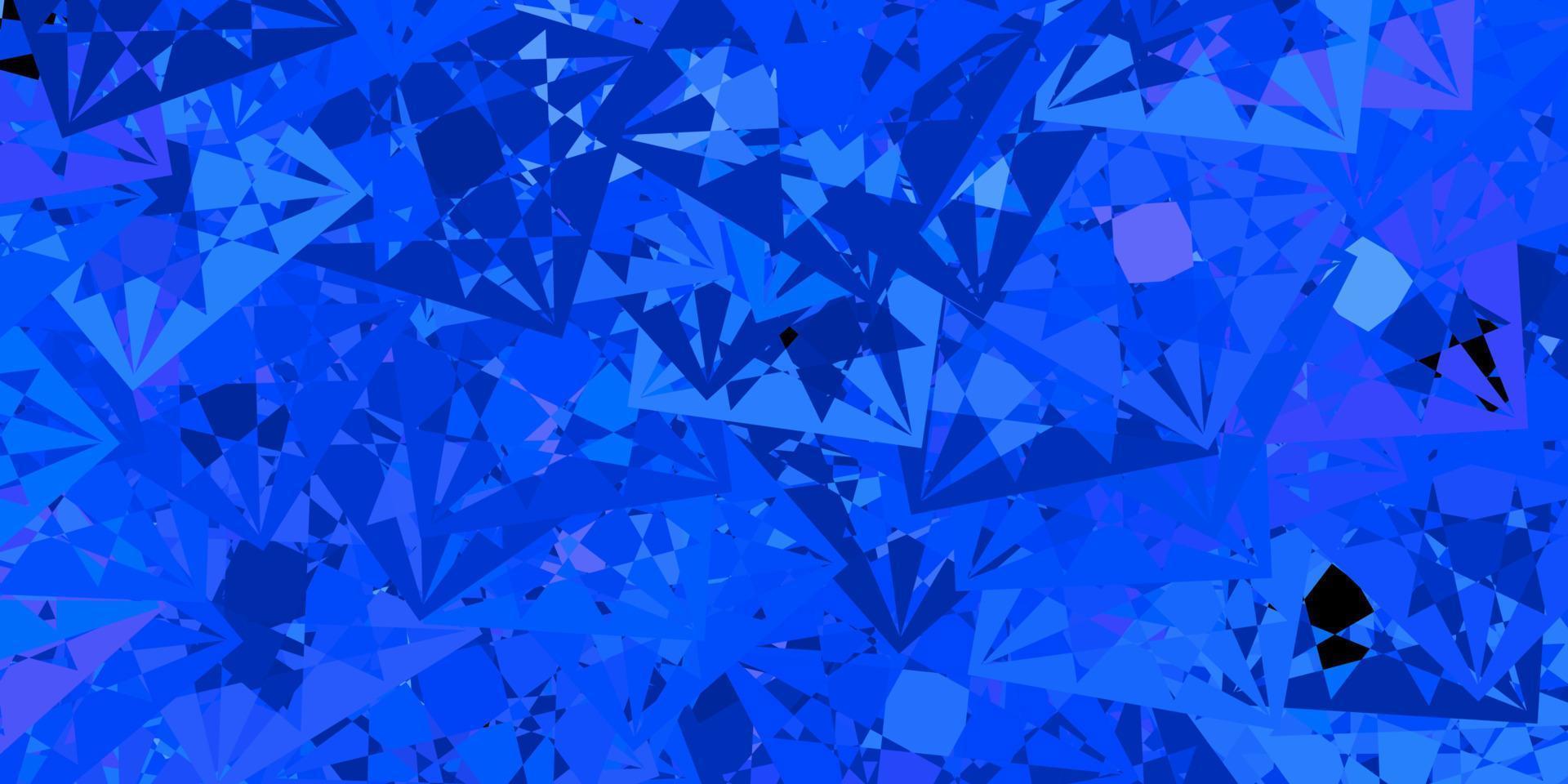 Light Pink, Blue vector layout with triangle forms.