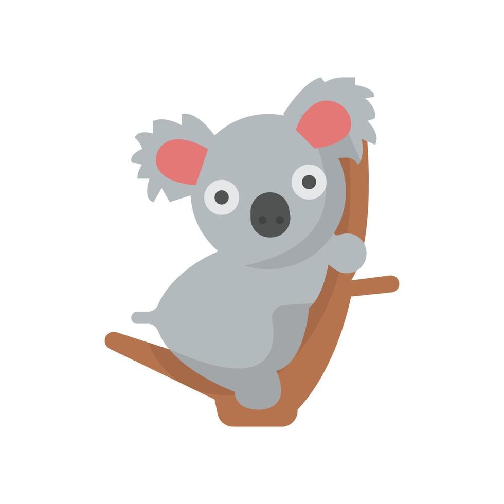 icono de vector animal koala que es adecuado para el trabajo comercial y modificarlo o editarlo fácilmente