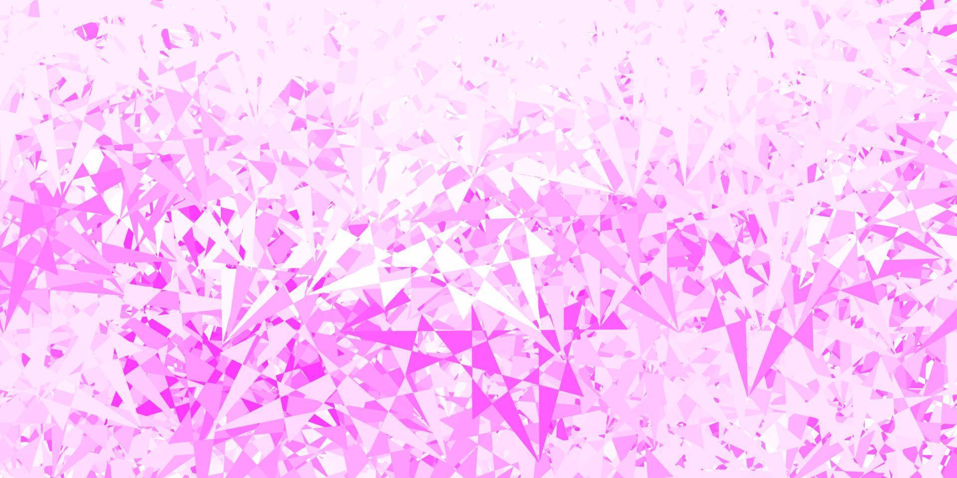 Light pink vector background with polygonal forms.