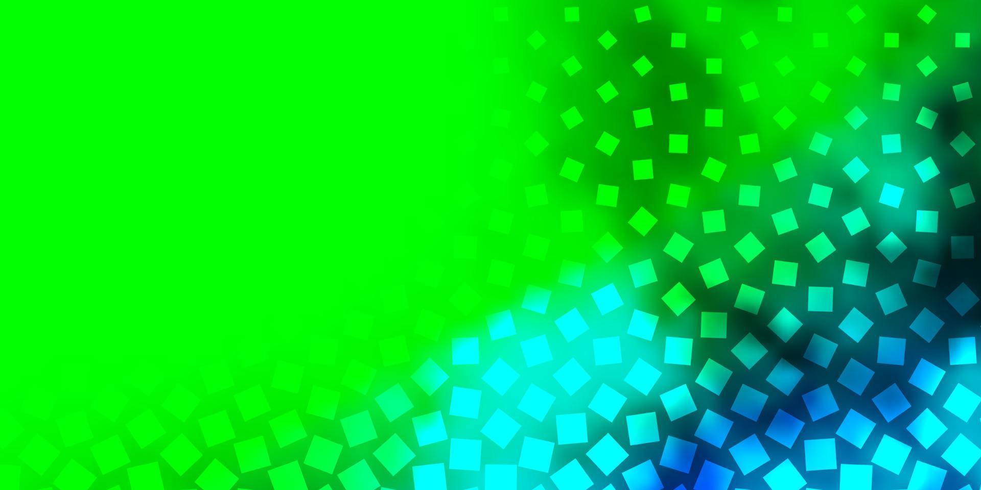 Light Blue, Green vector backdrop with rectangles.