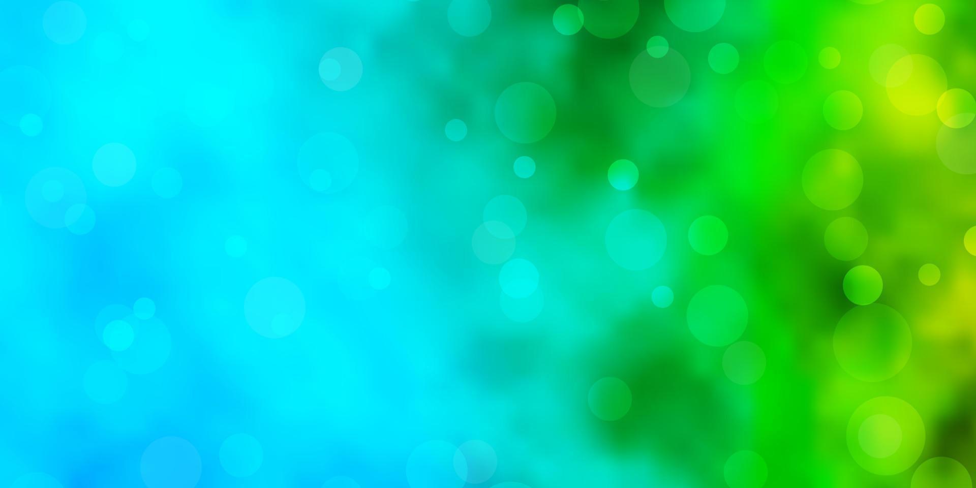 Light Blue, Green vector backdrop with dots.