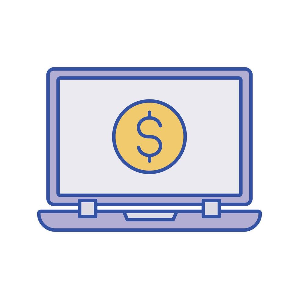 Online Payment Vector icon which is suitable for commercial work and easily modify or edit it