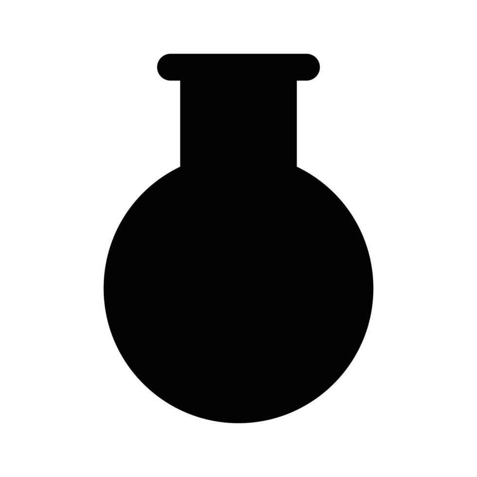 Flask beaker Vector icon which is suitable for commercial work and easily modify or edit it