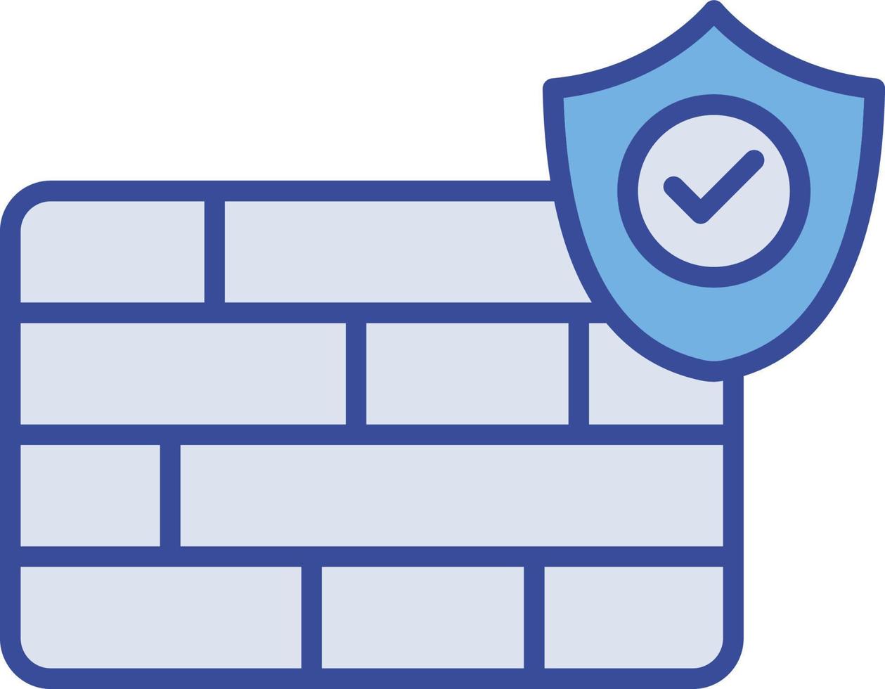 Firewall Isolated Vector icon which can easily modify or edit