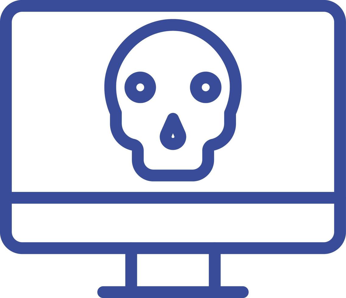 Computer virus Isolated Vector icon which can easily modify or edit