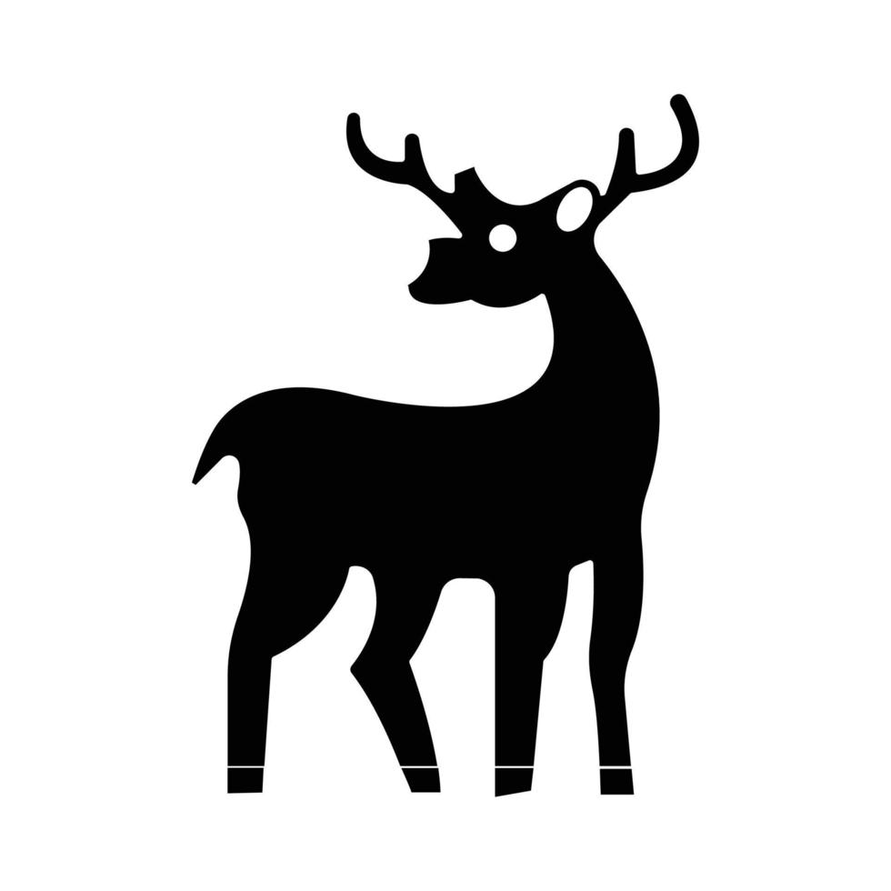 deer animal Vector icon which is suitable for commercial work and easily modify or edit it