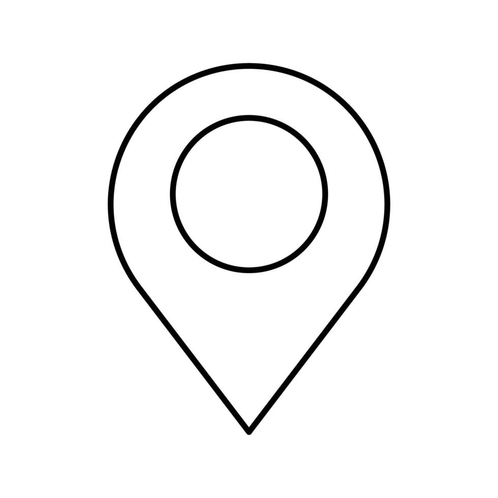 Location pin Vector icon which is suitable for commercial work and easily modify or edit it