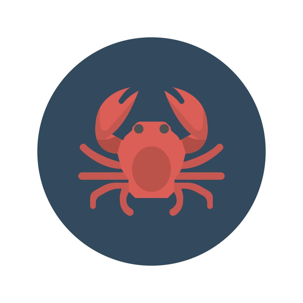 crustacean animal Vector icon which is suitable for commercial work and easily modify or edit it