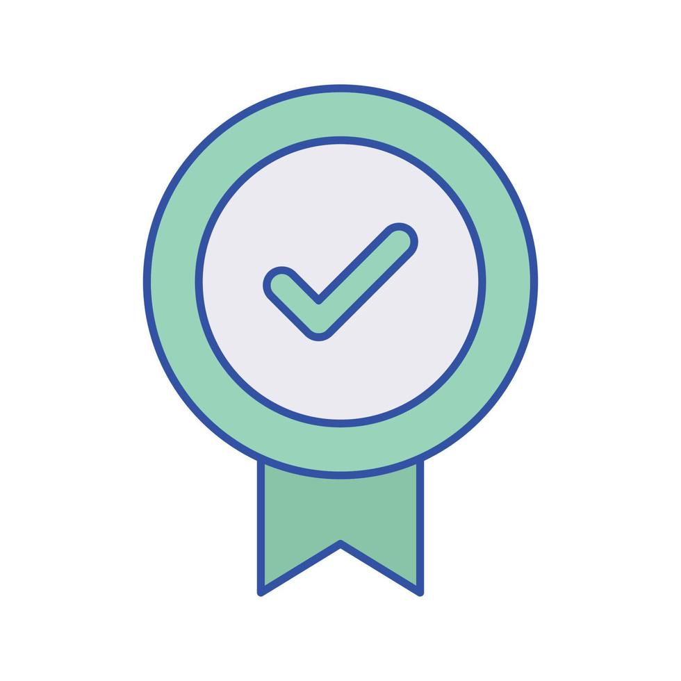 Approved Badge Vector icon which is suitable for commercial work and easily modify or edit it