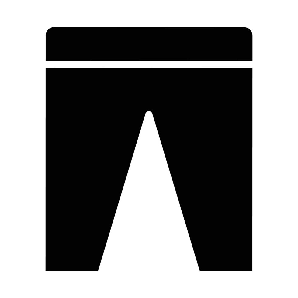 Jeans Pant Vector icon which is suitable for commercial work and easily modify or edit it
