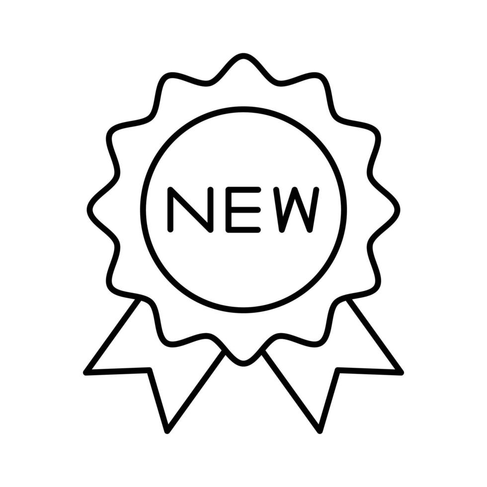 nuevo icono de vector de insignia que es adecuado para el trabajo comercial y modificarlo o editarlo fácilmente