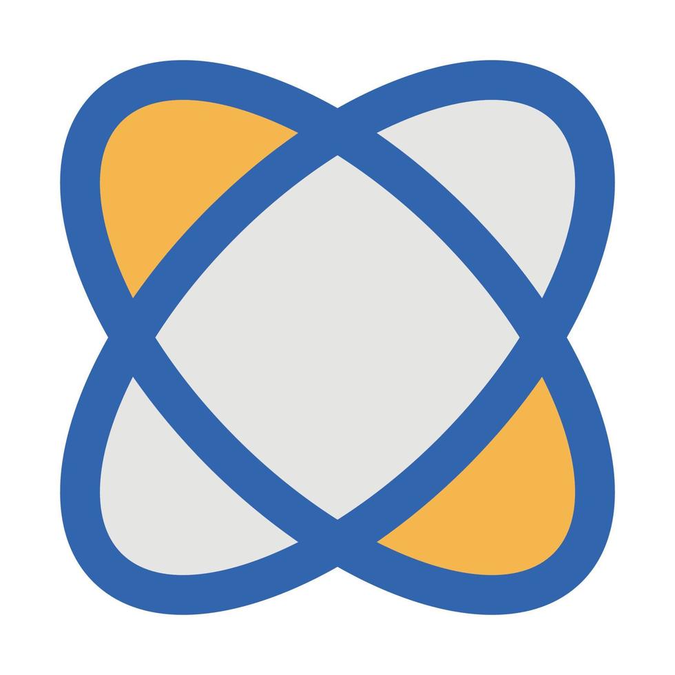 Atom Vector icon which is suitable for commercial work and easily modify or edit it