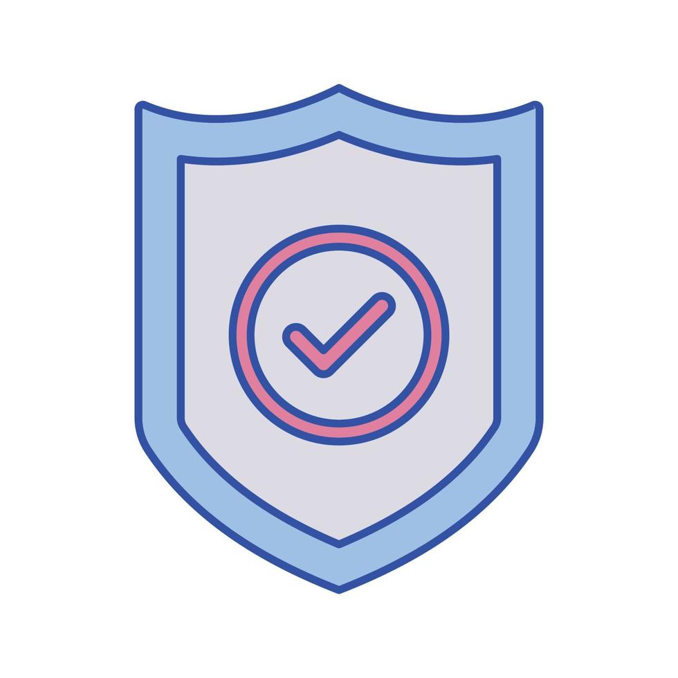 Secure Shield Vector icon which is suitable for commercial work and easily modify or edit it