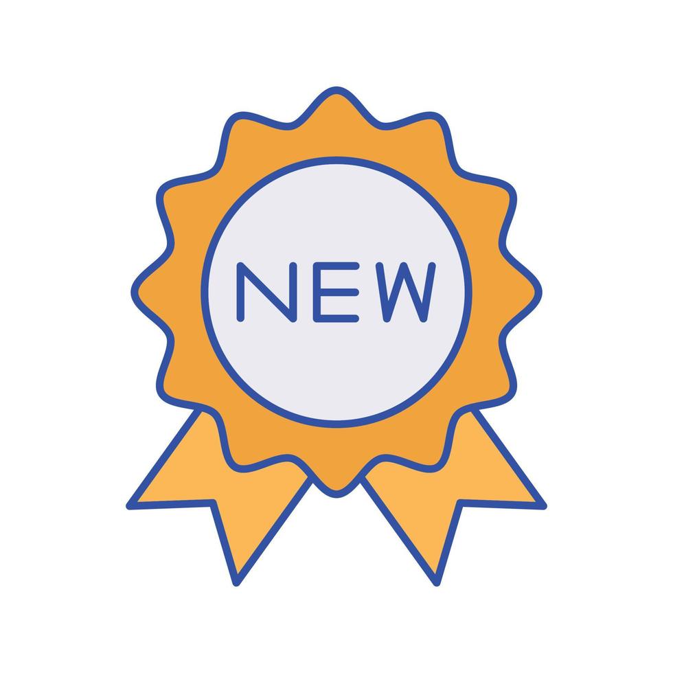 New badge Vector icon which is suitable for commercial work and easily modify or edit it