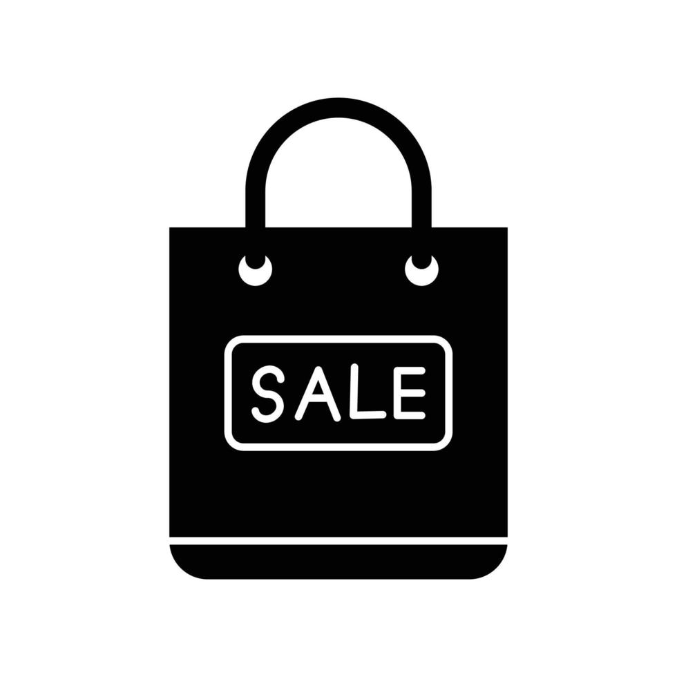 Sale bag Vector icon which is suitable for commercial work and easily modify or edit it