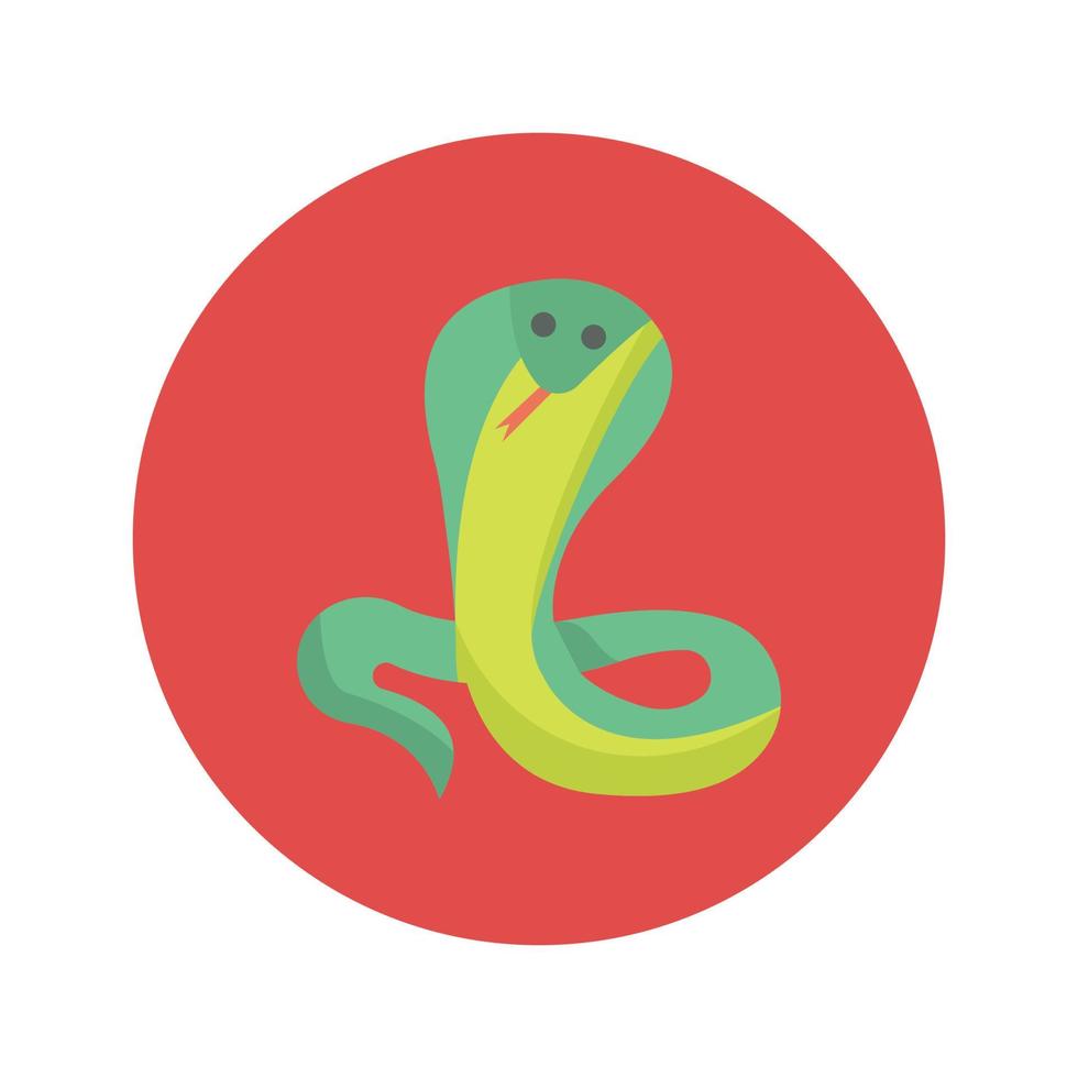 Snake animal Vector icon which is suitable for commercial work and easily modify or edit it