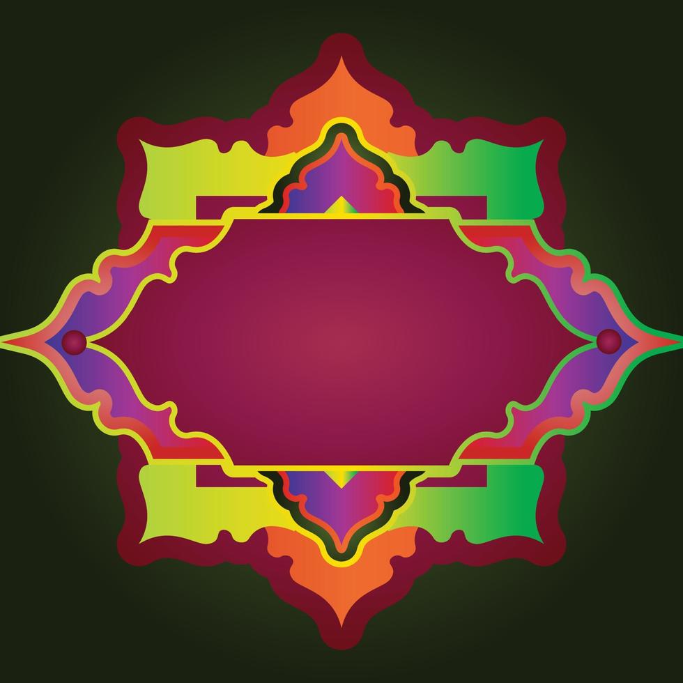 Banner colourful vector image