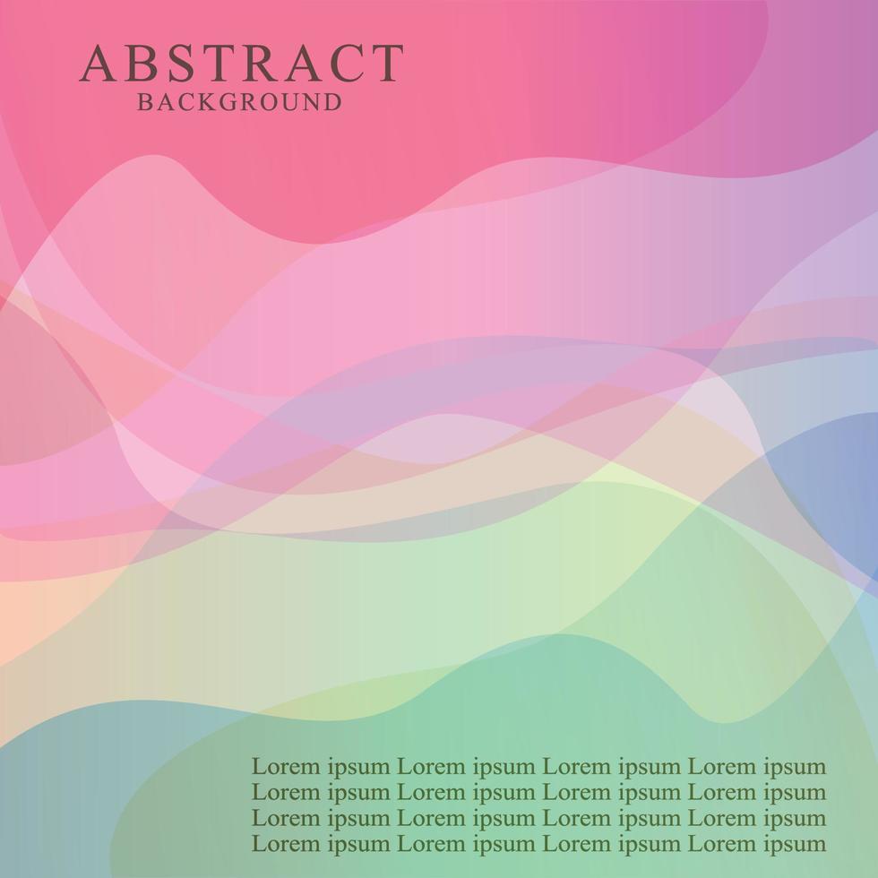 Abstract background soft color template vector image.eps