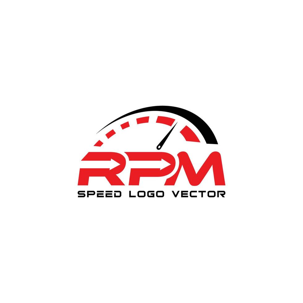 rpm vector logo gráfico plantilla moderna