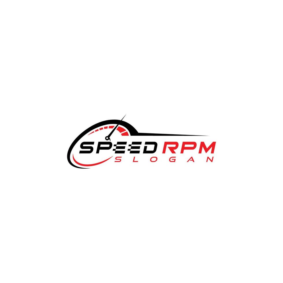 rpm vector logo gráfico plantilla moderna