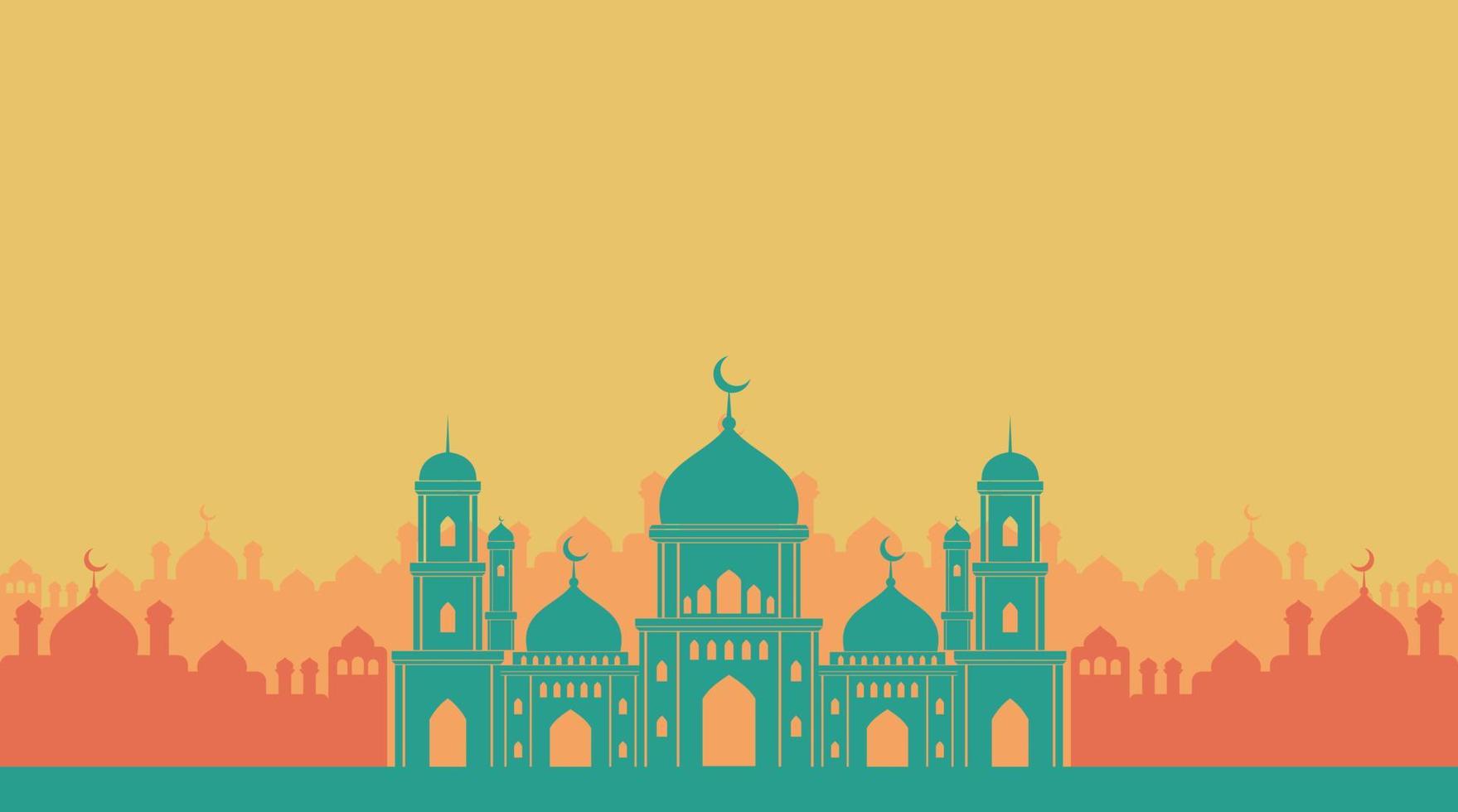 Islamic Background Design. Ramadan Background. Eid Mubarak Background vector