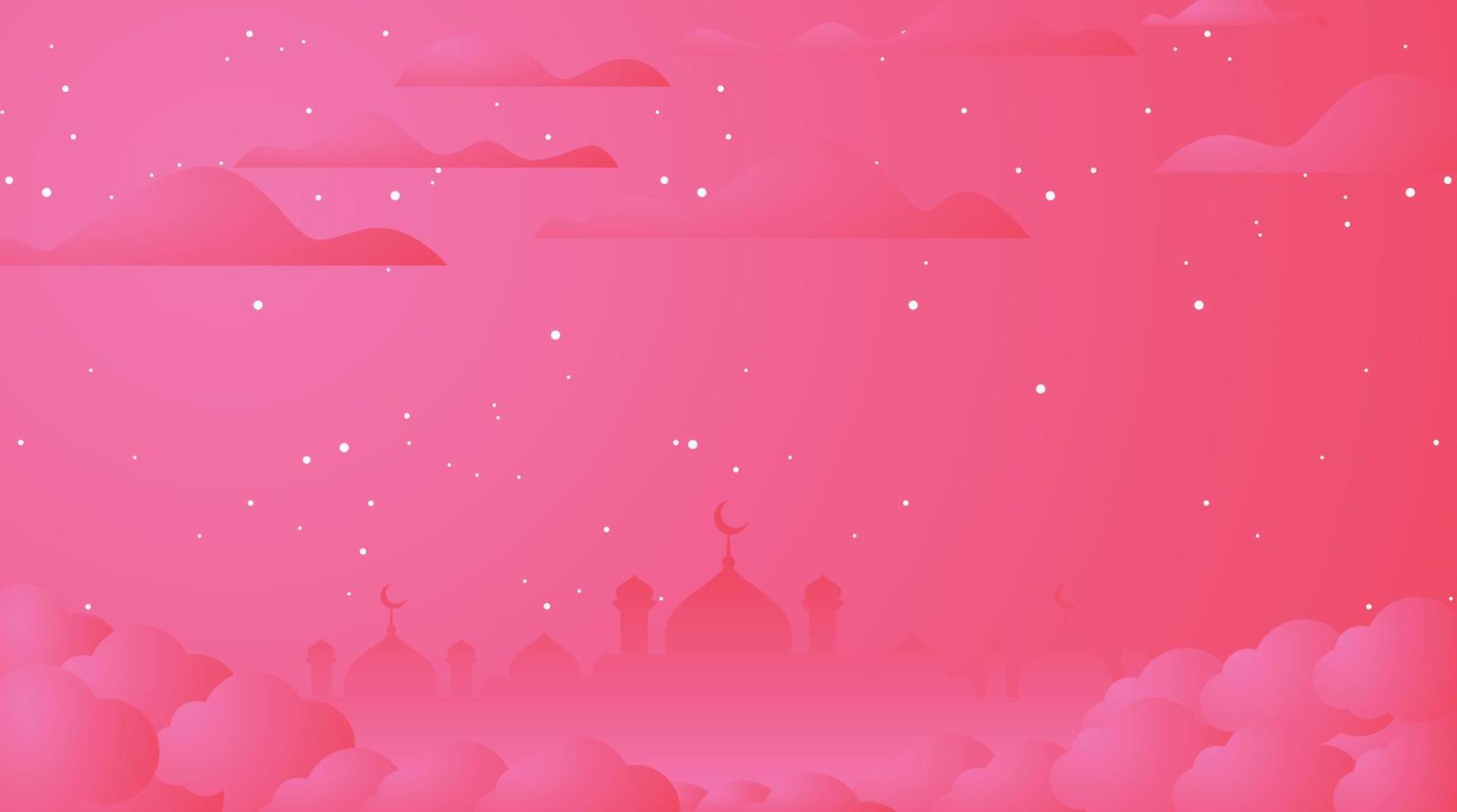 diseño de fondo islámico. fondo de ramadán. fondo de eid mubarak vector