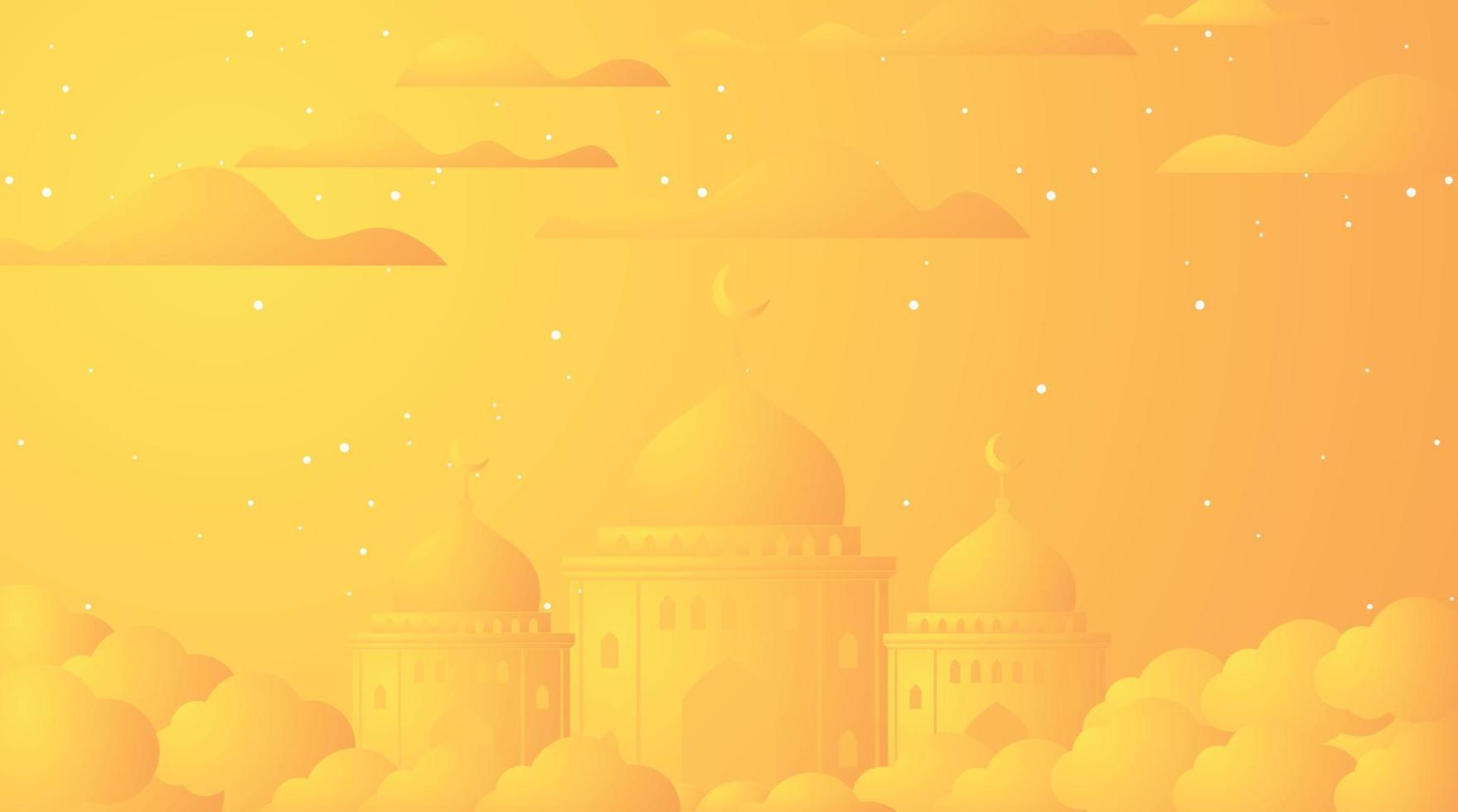 diseño de fondo islámico. fondo de ramadán. fondo de eid mubarak vector