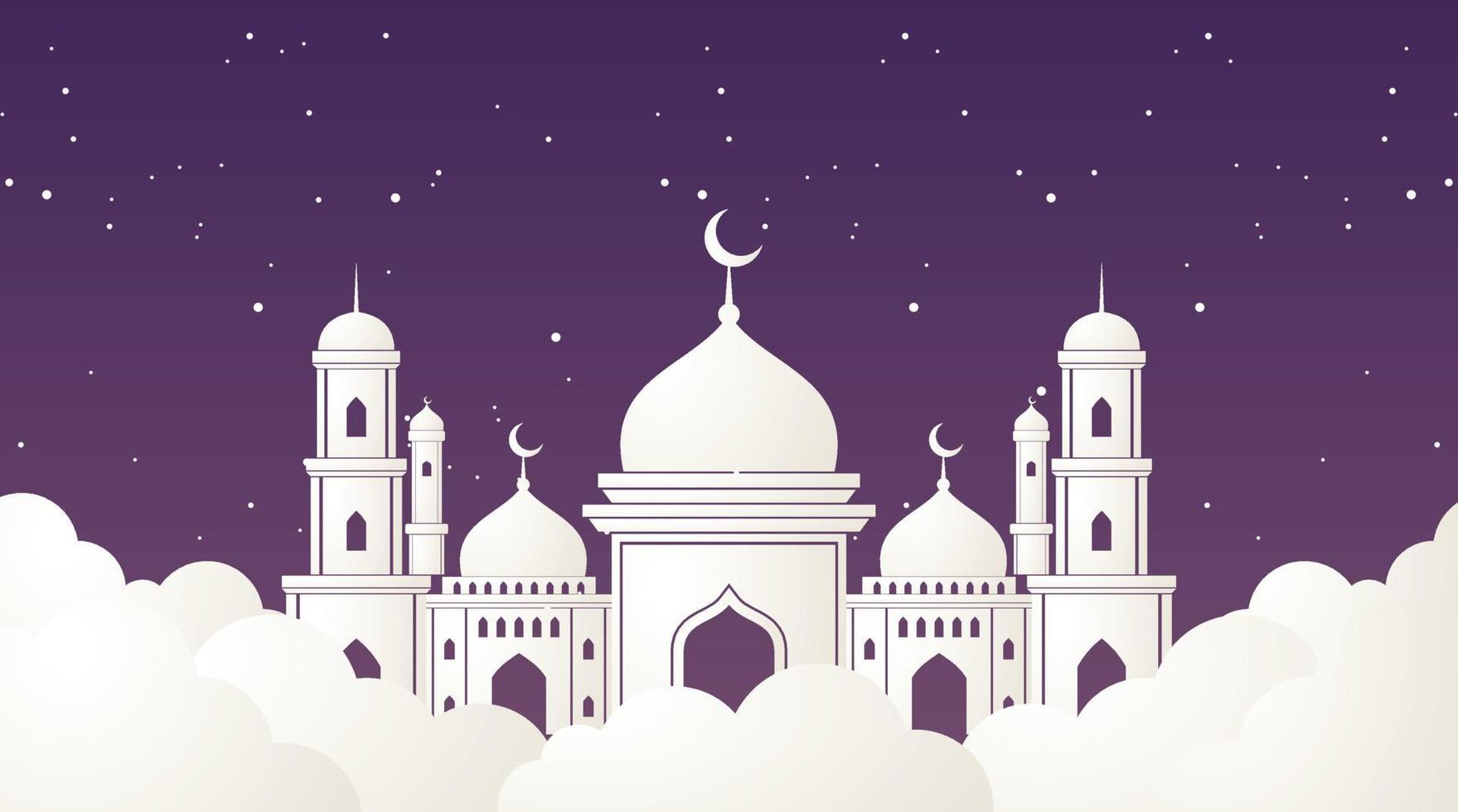 diseño de fondo islámico. fondo de ramadán. fondo de eid mubarak vector