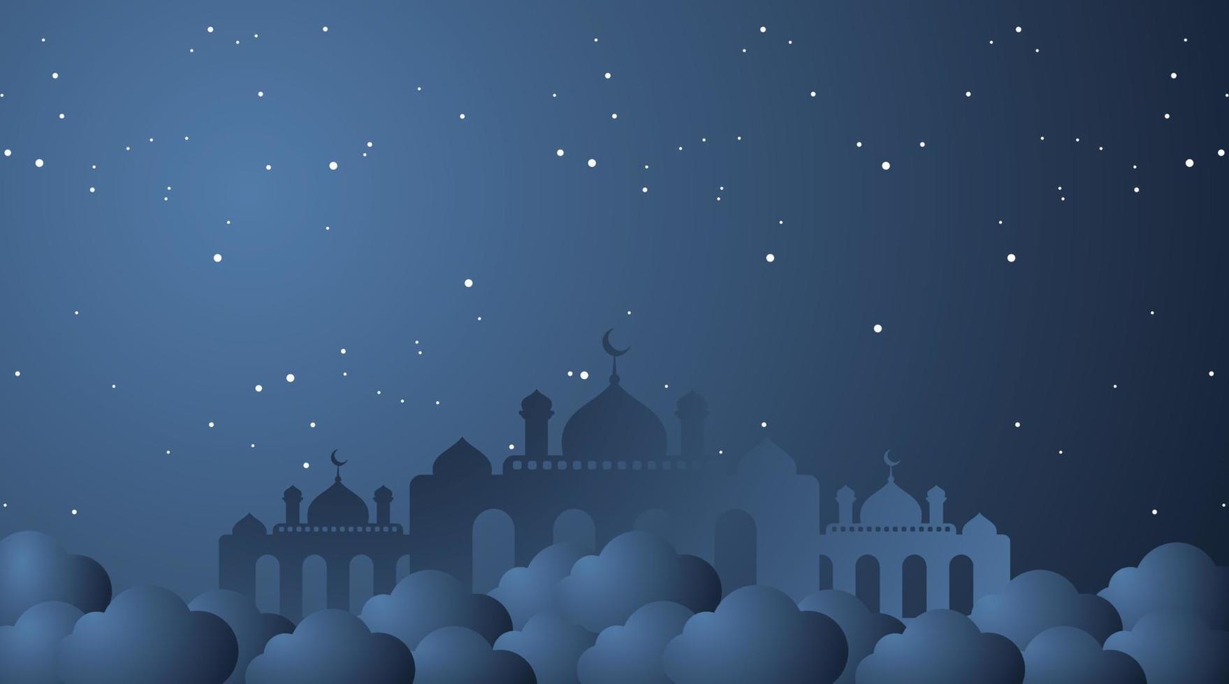 diseño de fondo islámico. fondo de ramadán. fondo de eid mubarak vector