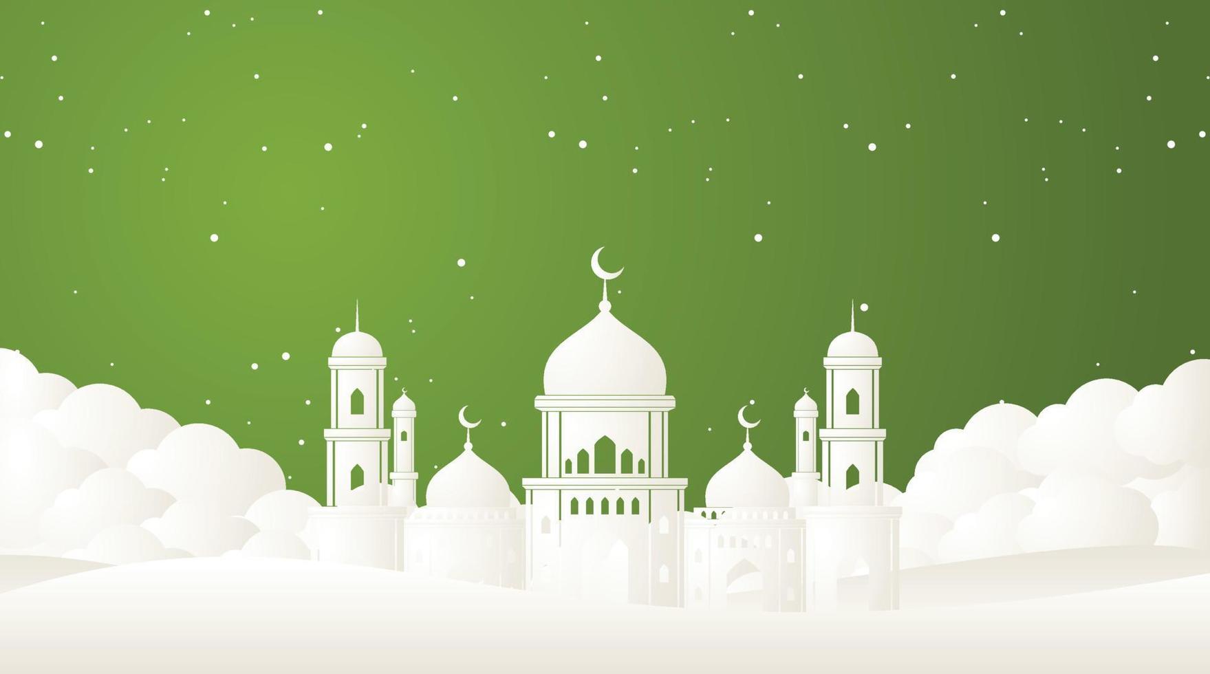 diseño de fondo islámico. fondo de ramadán. fondo de eid mubarak vector