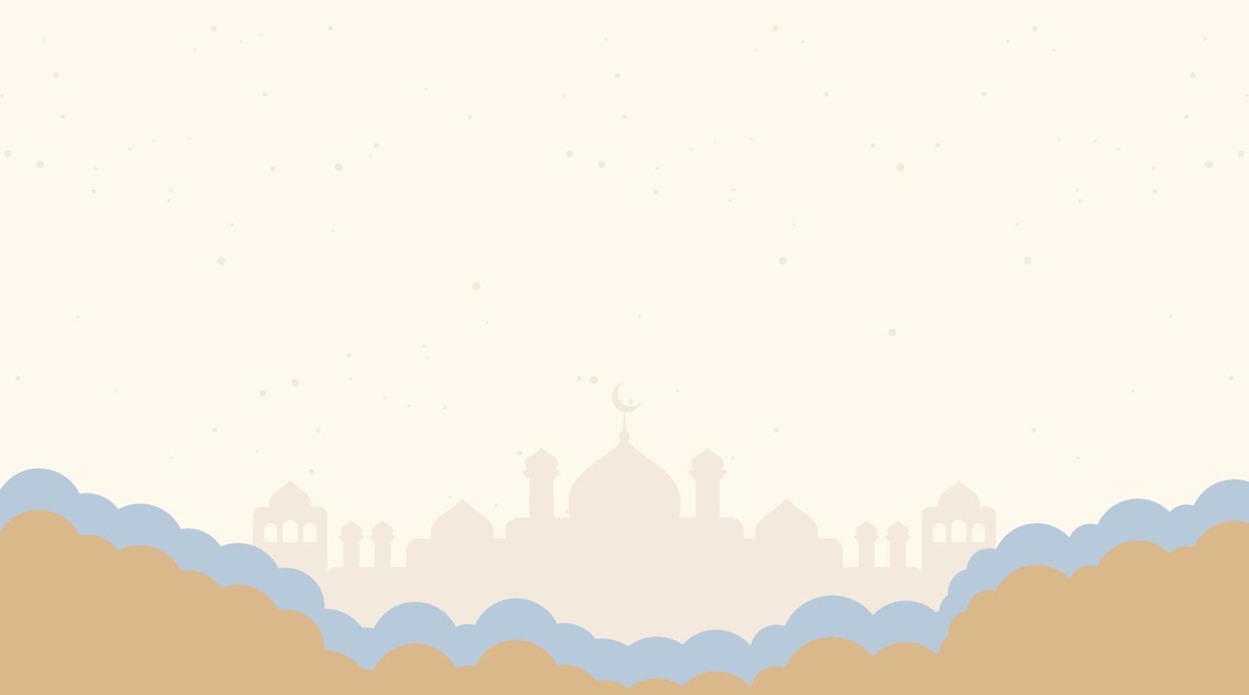 diseño de fondo islámico. fondo de ramadán. fondo de eid mubarak vector