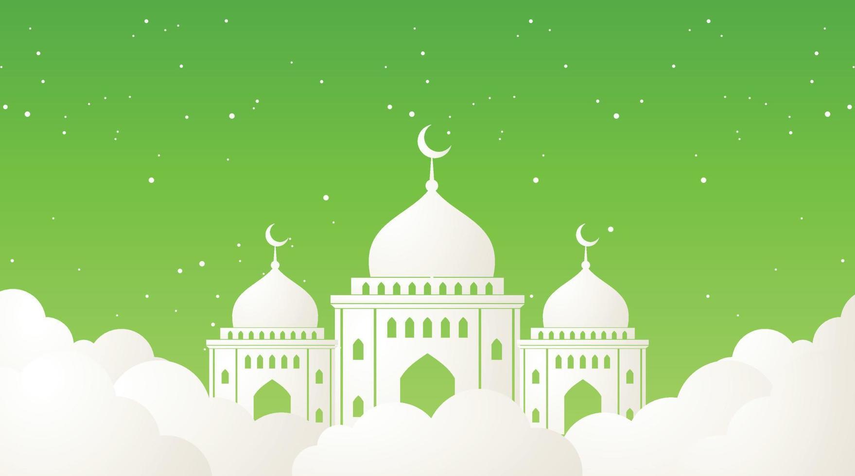 diseño de fondo islámico. fondo de ramadán. fondo de eid mubarak vector