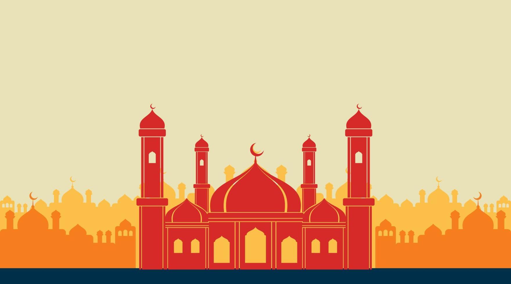 Islamic Background Design. Ramadan Background. Eid Mubarak Background vector
