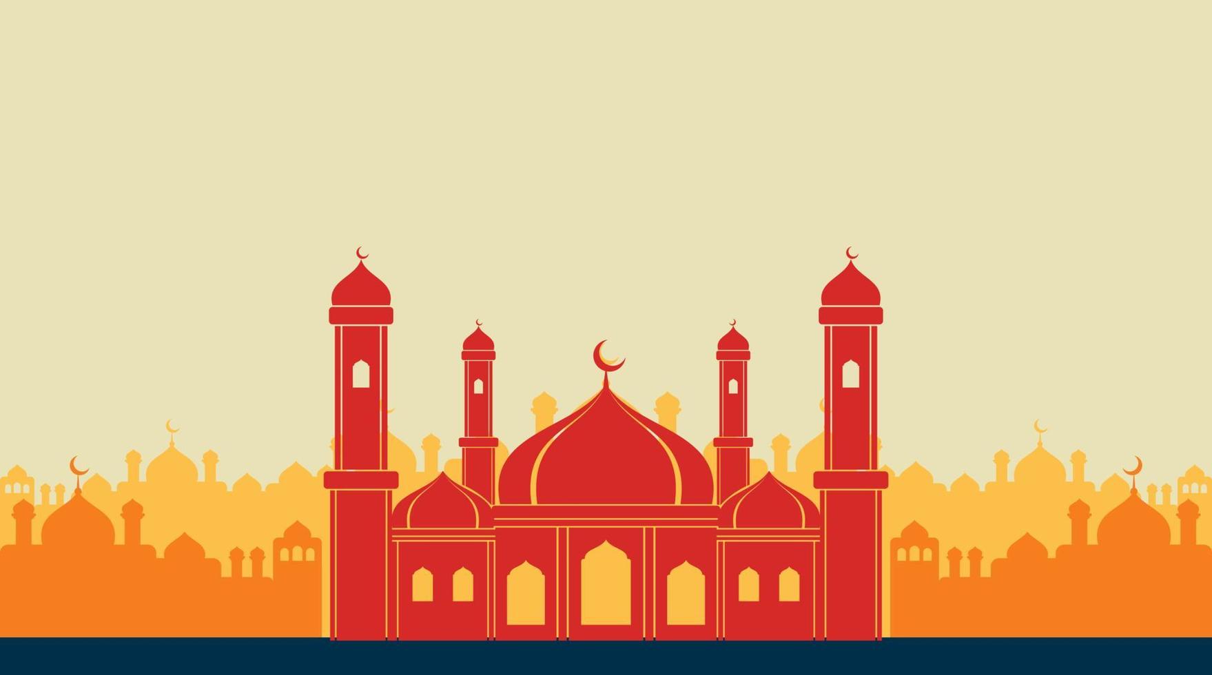 diseño de fondo islámico. fondo de ramadán. fondo de eid mubarak vector