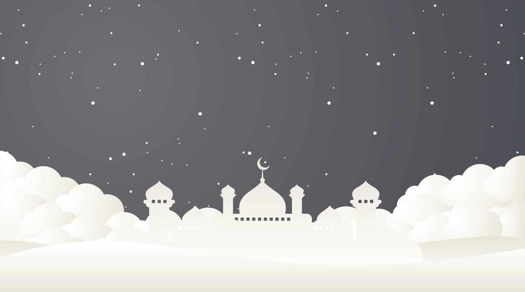 diseño de fondo islámico. fondo de ramadán. fondo de eid mubarak vector