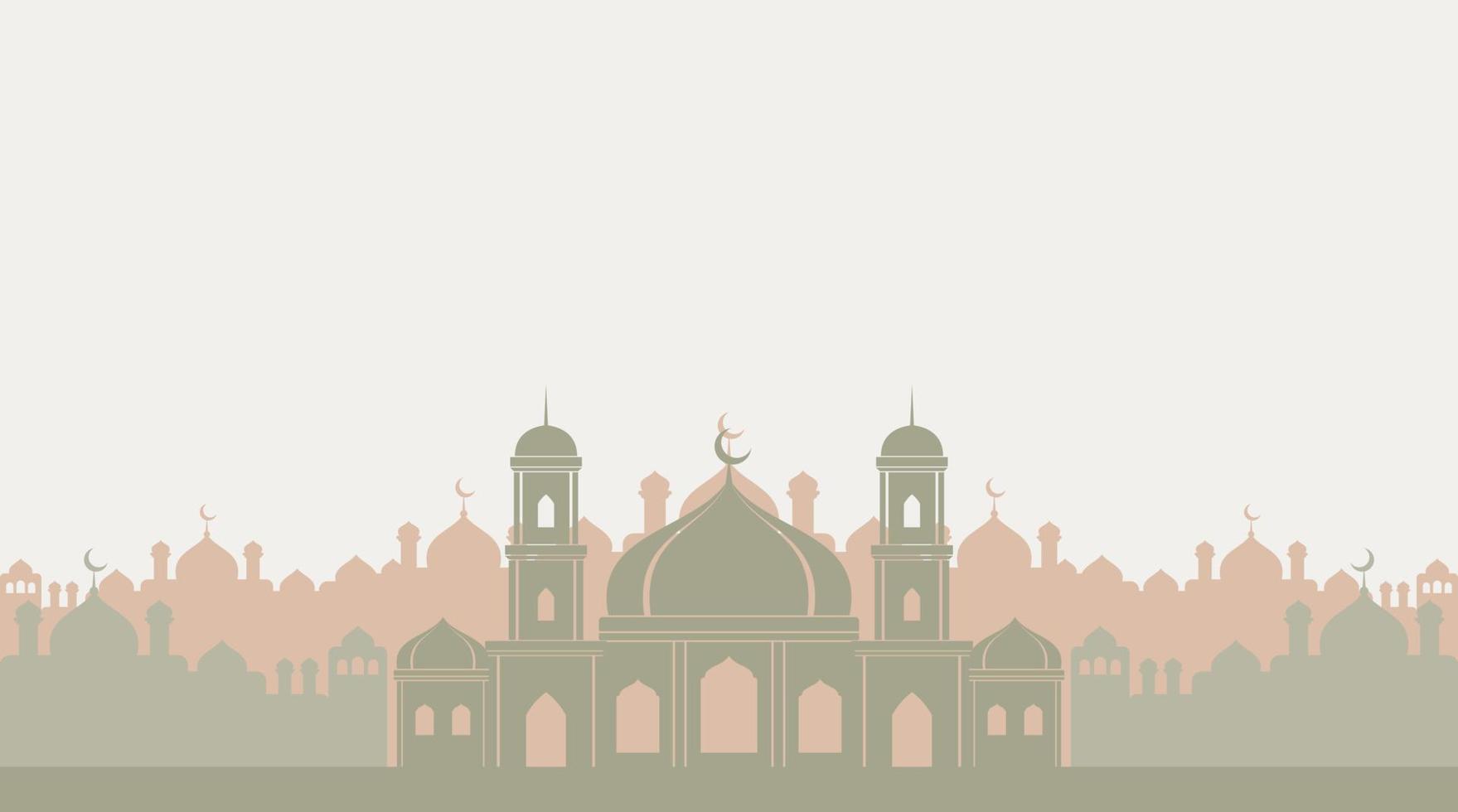 diseño de fondo islámico. fondo de ramadán. fondo de eid mubarak vector