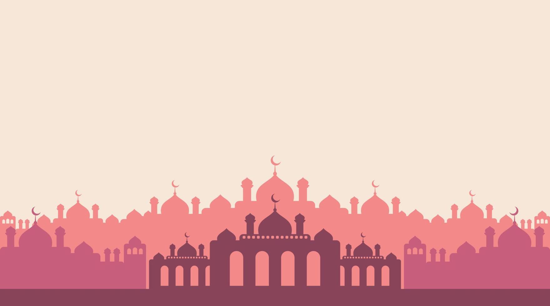 diseño de fondo islámico. fondo de ramadán. fondo de eid mubarak vector