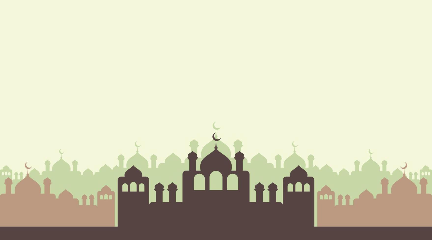 diseño de fondo islámico. fondo de ramadán. fondo de eid mubarak vector