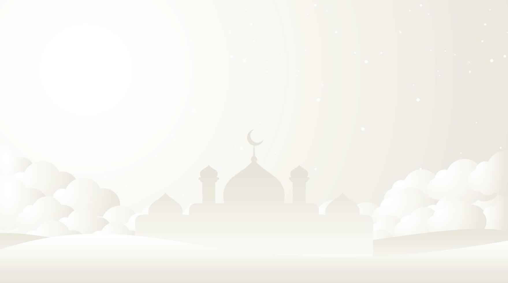 diseño de fondo islámico. fondo de ramadán. fondo de eid mubarak vector