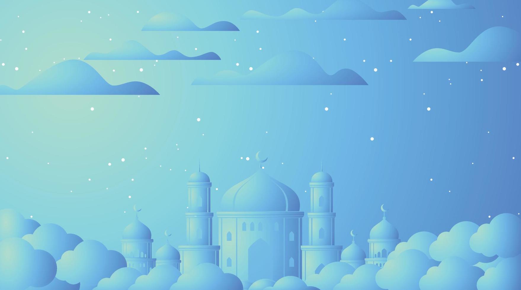 diseño de fondo islámico. fondo de ramadán. fondo de eid mubarak vector