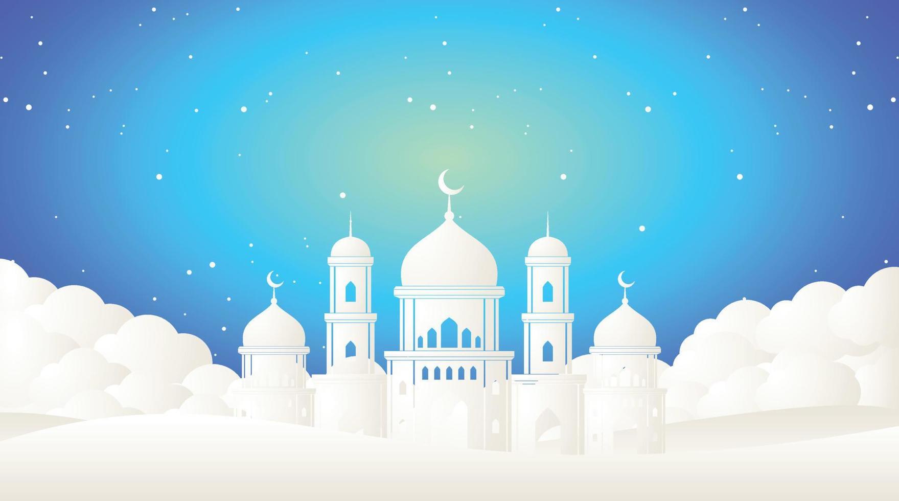 diseño de fondo islámico. fondo de ramadán. fondo de eid mubarak vector