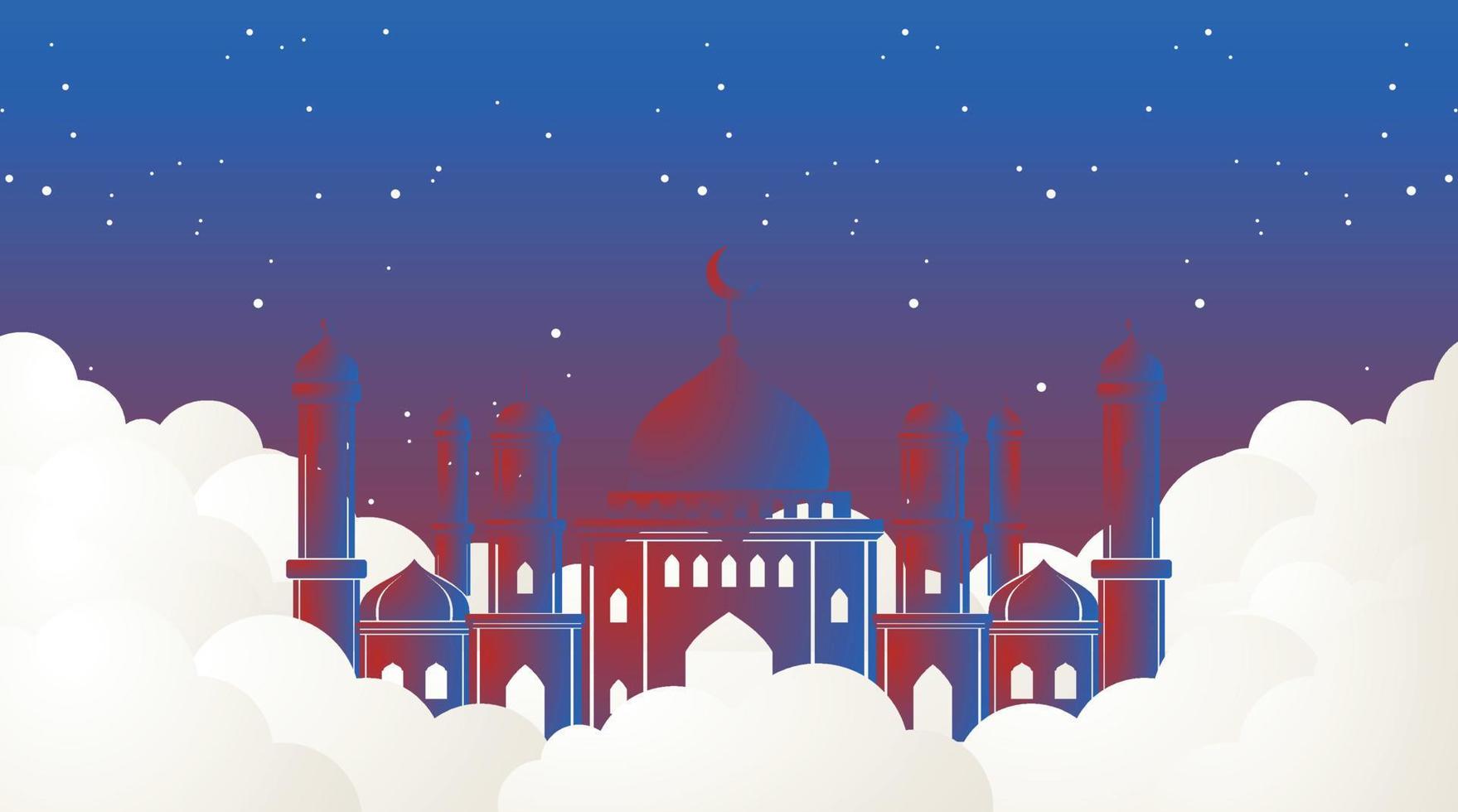 Islamic Background Design. Ramadan Background. Eid Mubarak Background vector